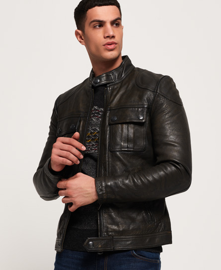 Superdry Endurance Moto X 皮夾克 Endurance Moto X 皮夾克