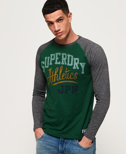 Superdry Track Field Raglan T Shirt Met Lange Mouwen superdry kopen in de aanbieding