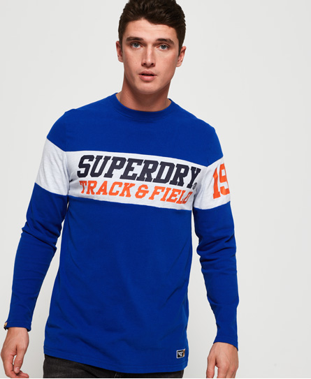 Superdry Podium Oversized T Shirt Met Lange Mouwen superdry kopen in de aanbieding