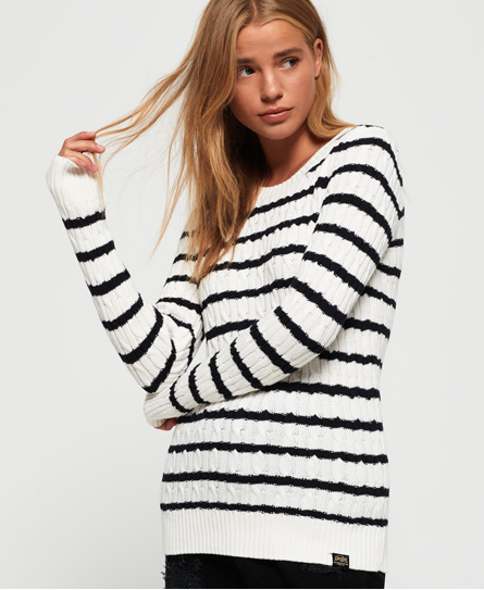 Superdry Croyde Bay Cable Knit Jumper Croyde Bay Cable Knit Jumper