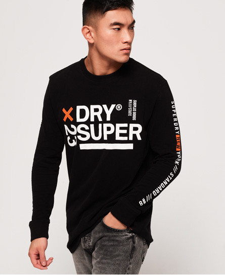 Superdry Surplus Goods Oversized T Shirt Met Lange Mouwen superdry kopen in de aanbieding
