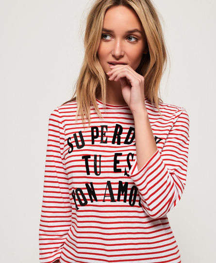 Superdry Jessa Graphic Top superdry kopen in de aanbieding Superdry Jessa Graphic Top superdry kopen in de aanbieding