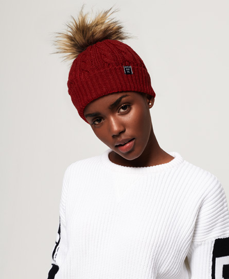 Superdry Croyde Beanie Met Kabelpatroon superdry kopen in de aanbieding Superdry Croyde Beanie Met Kabelpatroon superdry kopen in de aanbieding