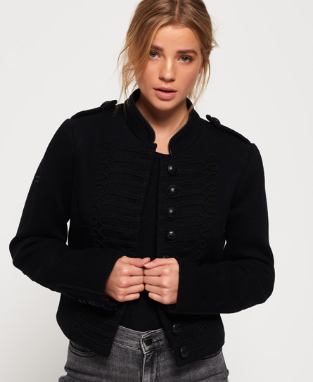 SUPERDRY CROPPED DUCHESS WOOL JACKET,208222000004602A030