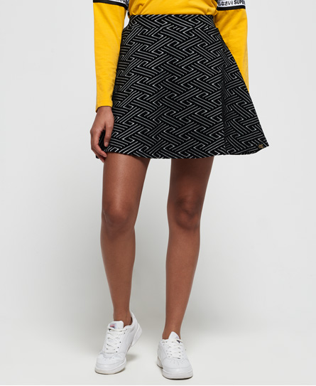 Superdry Riley Textured Skaterrok superdry kopen in de aanbieding