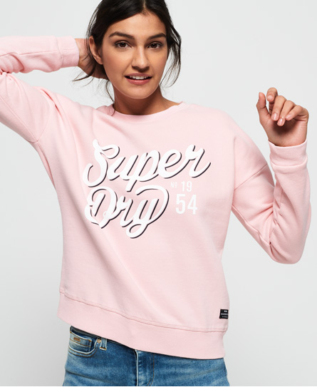Superdry Yasmine Sweatshirt Met Ronde Hals superdry kopen in de aanbieding