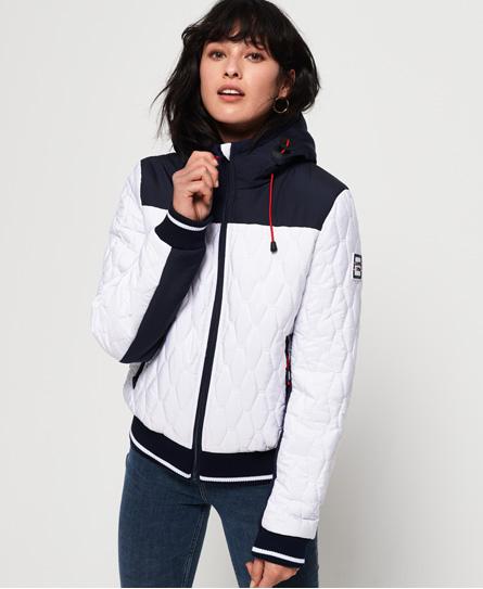 Superdry Gewatteerde Atlas Jas superdry kopen in de aanbieding