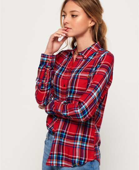 Superdry Geruit Anneka Overhemd superdry kopen in de aanbieding Superdry Geruit Anneka Overhemd superdry kopen in de aanbieding