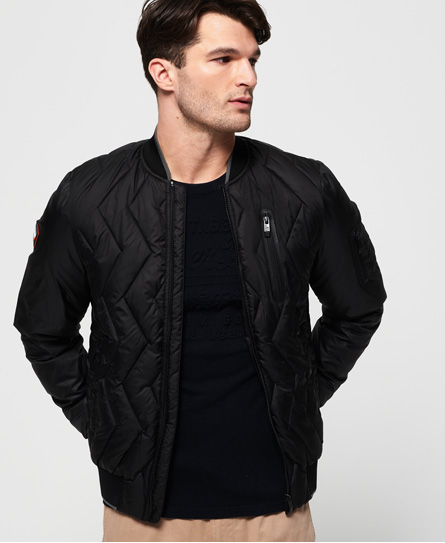 Superdry Zig Zag Gewatteerd Bomberjack superdry kopen in de aanbieding Superdry Zig Zag Gewatteerd Bomberjack superdry kopen in de aanbieding