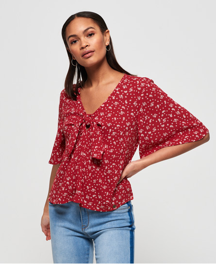 Superdry Zoe Tie Topje superdry kopen in de aanbieding