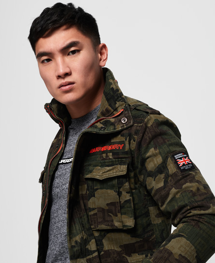 Superdry Super Script Rookie Jas superdry kopen in de aanbieding