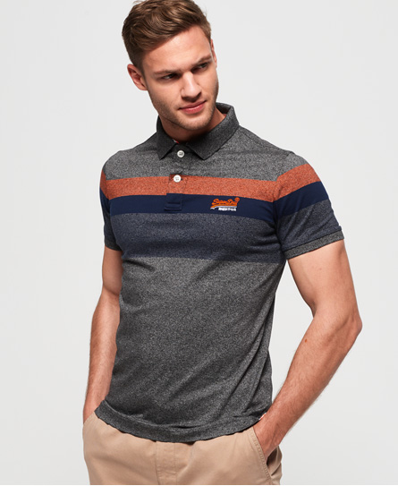 Superdry Miami Feeder Poloshirt superdry kopen in de aanbieding