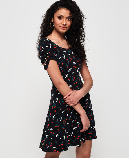 Superdry Becca Mini Jurk superdry kopen in de aanbieding