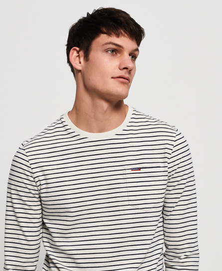 Superdry Orange Label Vintage T Shirt Van Biologisch Katoen superdry kopen in de aanbieding