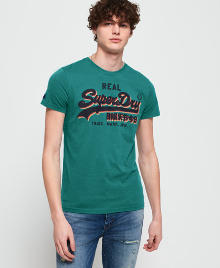 Superdry Vintage Logo Panel Lite T Shirt superdry kopen in de aanbieding