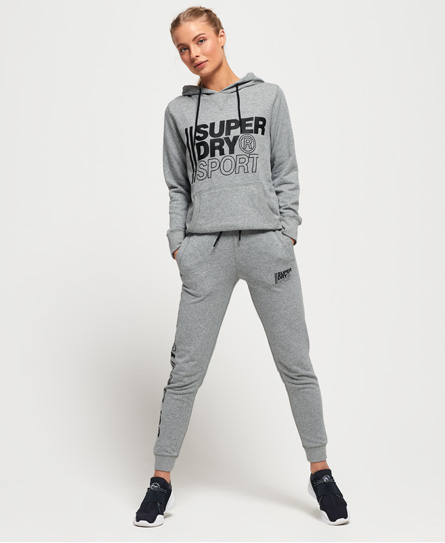 Superdry Core Sport Joggers In Grey 