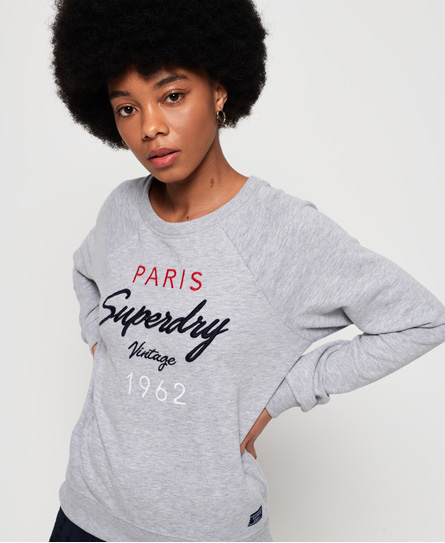 Superdry Florence Sweatshirt Met Ronde Hals superdry kopen in de aanbieding