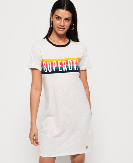 Superdry Sanita Ringer Hemdjurk superdry kopen in de aanbieding