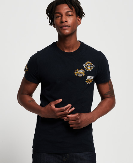 Superdry Patched T Shirt superdry kopen in de aanbieding