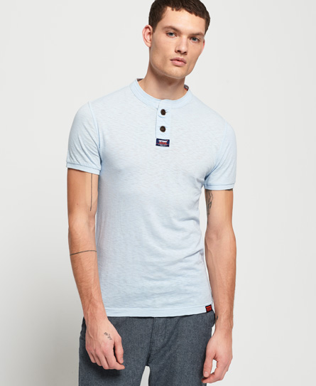 Superdry Homestead Lite Grandad Top Met Korte Mouwen superdry kopen in de aanbieding