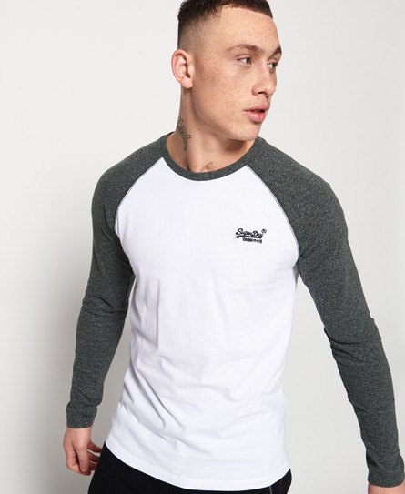 Superdry Baseball T Shirt Met Lange Mouwen superdry kopen in de aanbieding