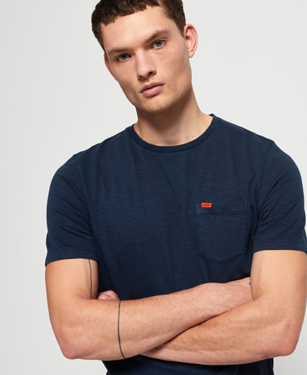 Superdry Dry Originals T Shirt Met Korte Mouwen En Zak superdry kopen in de aanbieding