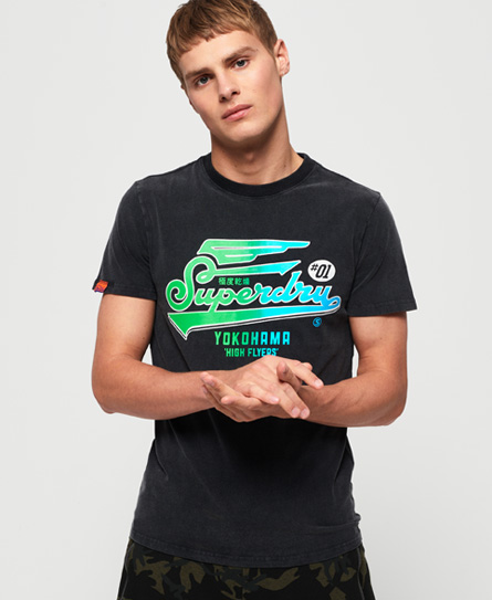Superdry High Flyers Hyper Classics T Shirt superdry kopen in de aanbieding