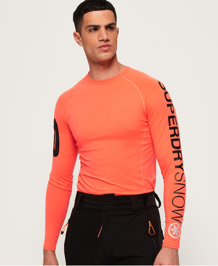 Superdry Carbon Base Layer Top Met Ronde Hals superdry kopen in de aanbieding