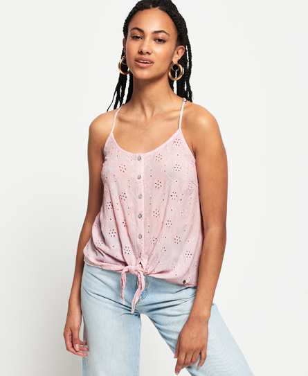 Superdry Emilie Camitopje Met Knoop superdry kopen in de aanbieding