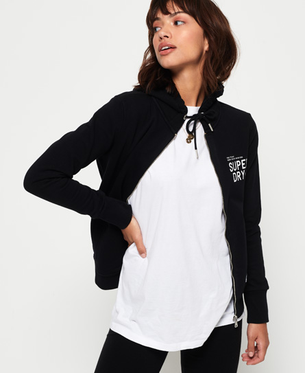 Superdry Kura Hoodie Met Rits superdry kopen in de aanbieding
