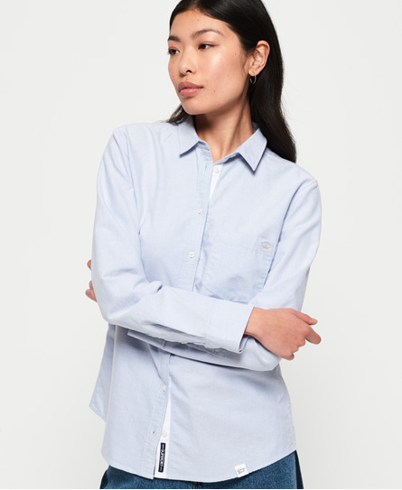 Superdry Oxford Overhemd superdry kopen in de aanbieding Superdry Oxford Overhemd superdry kopen in de aanbieding