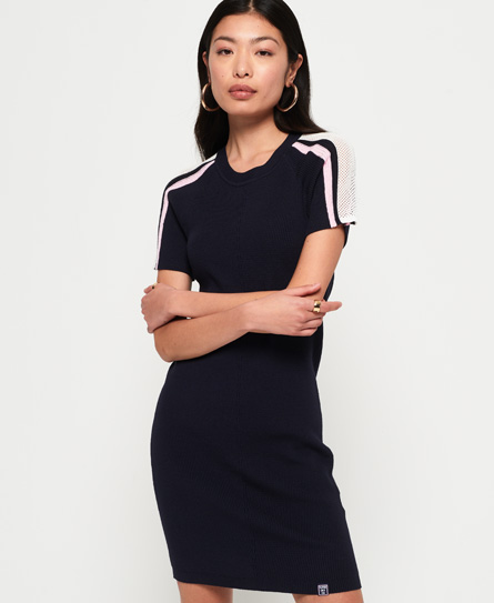 Superdry Sydney Rib Bodycon Jurk superdry kopen in de aanbieding Superdry Sydney Rib Bodycon Jurk superdry kopen in de aanbieding