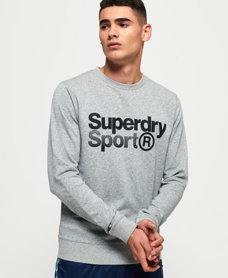 Superdry Core Sport Sweatshirt Met Ronde Hals superdry kopen in de aanbieding