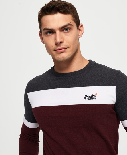 Superdry Orange Label Engineered Top Met Lange Mouwen superdry kopen in de aanbieding
