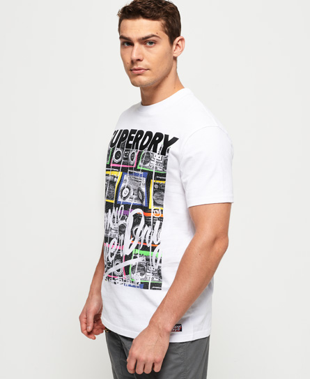 Superdry Ticket Type Infill T Shirt superdry kopen in de aanbieding