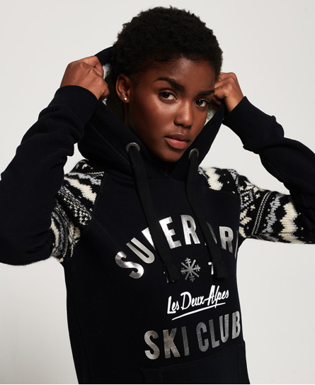 Superdry Dakota Fairisle Hoodie superdry kopen in de aanbieding Superdry Dakota Fairisle Hoodie superdry kopen in de aanbieding