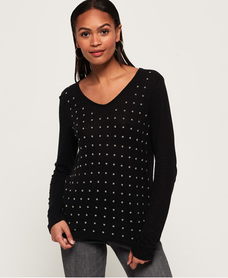 Superdry Halcyon Top Met Lange Mouwen En Applique superdry kopen in de aanbieding Superdry Halcyon Top Met Lange Mouwen En Applique superdry kopen in de aanbieding