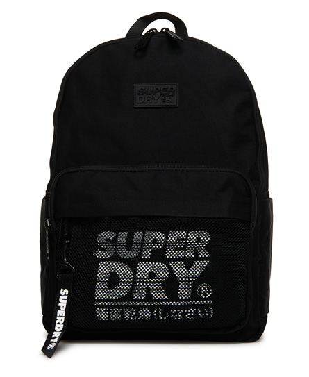 mesh pocket backpack