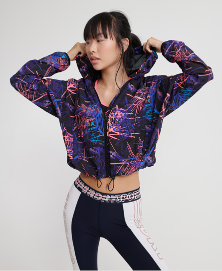Click to view more detailed imagery on our partner's website Superdry Active Jacke Mit Fledermausärmeln In Blue