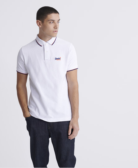 superdry classic poolside pique polo shirt