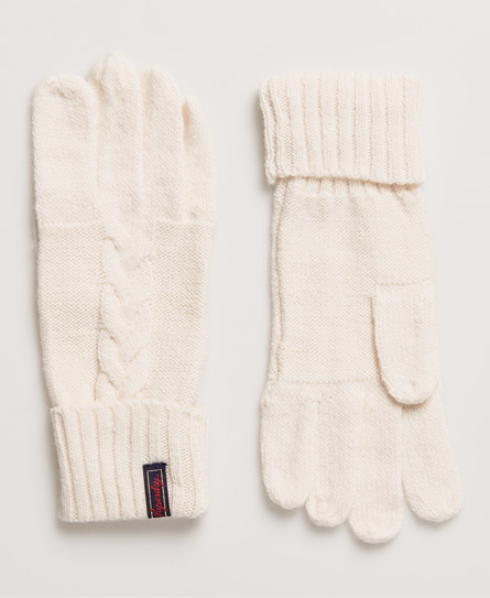 SUPERDRY LANNAH CABLE GLOVES,2159120700007P63007