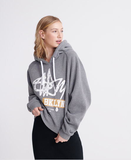 dark grey cropped hoodie