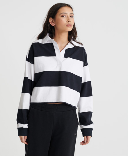 SUPERDRY ORGANIC COTTON EDIT RUGBY TOP,2103025500745WGW020