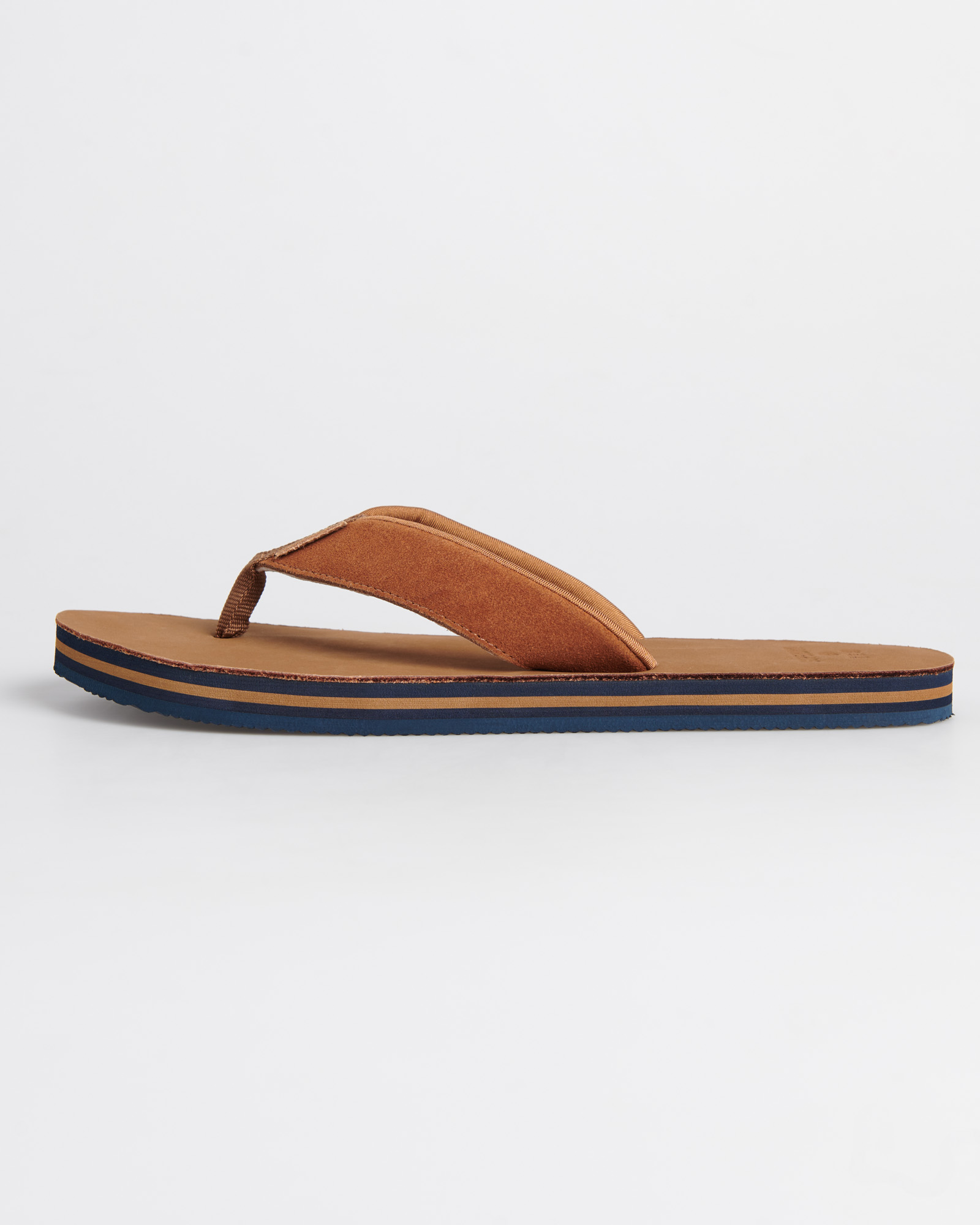 Superdry leather flip on sale flops