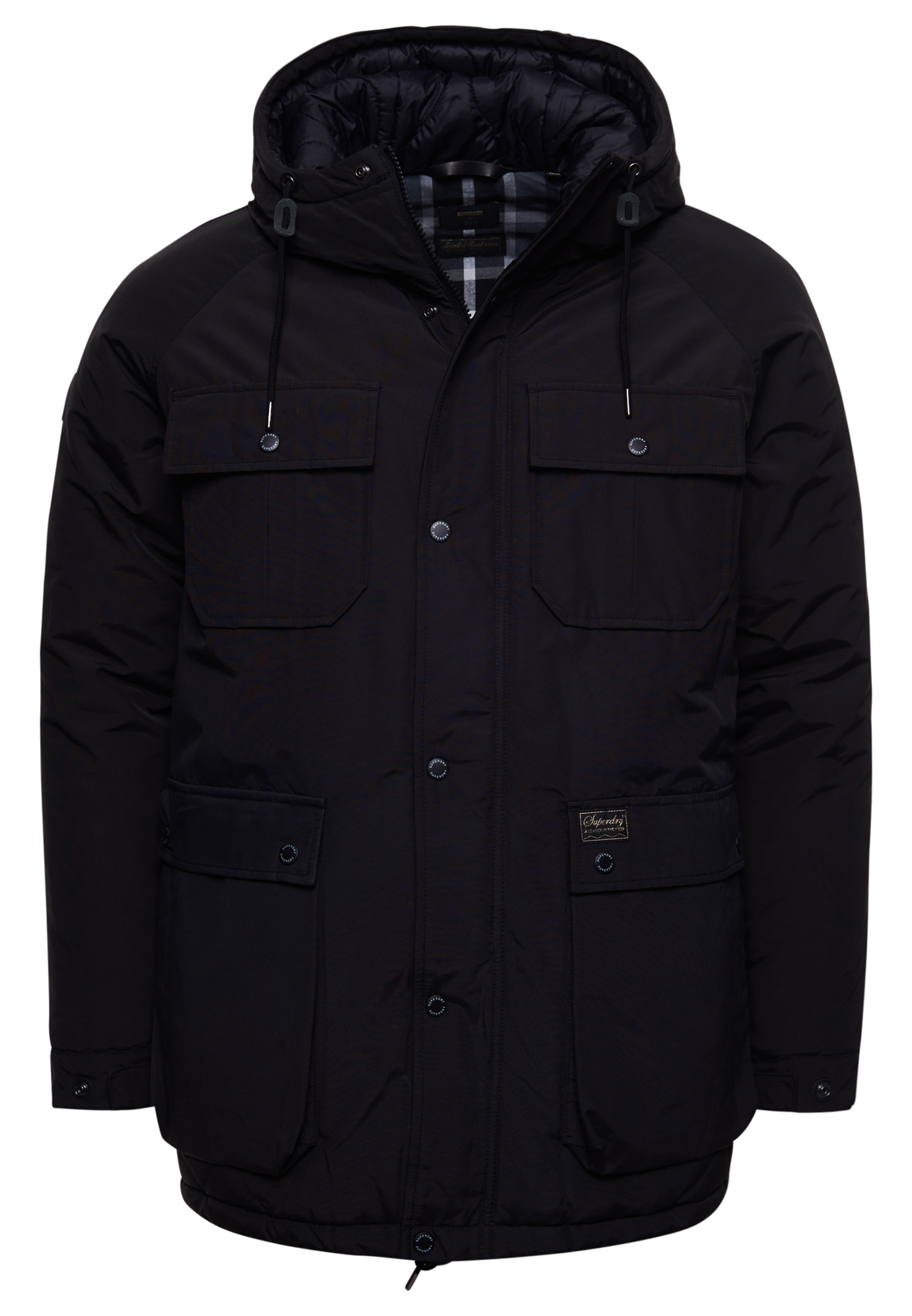 Superdry Mountain Padded Parka Coat, Orange