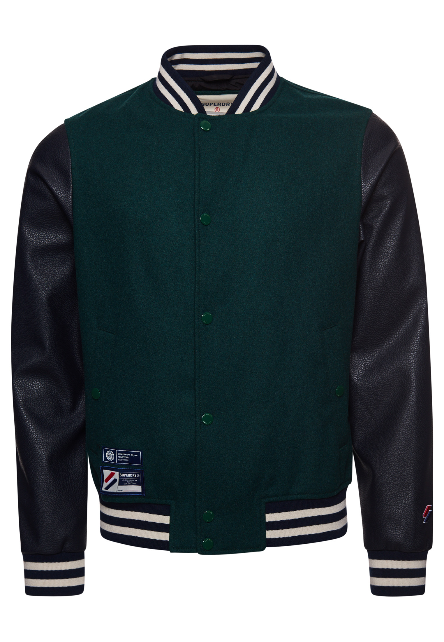 Superdry Mens Wool Varsity Baseball Jacket