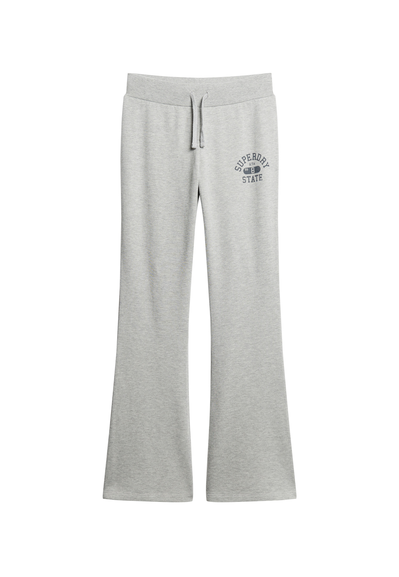 Women's Athletic Essential Jersey Flare Joggers in Blueberry Navy