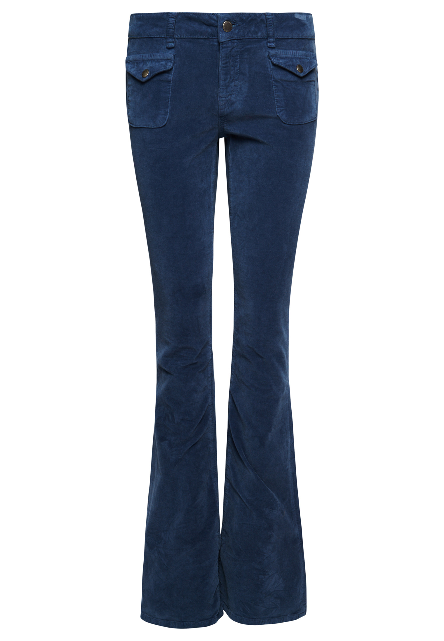 Superdry Low Rise Velvet Flare Jeans - Womens Sale Womens Trousers