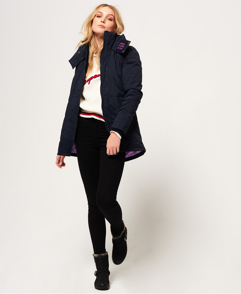 Superdry Womens Technical Quilted SdWindparka Jacket Size Xs eBay