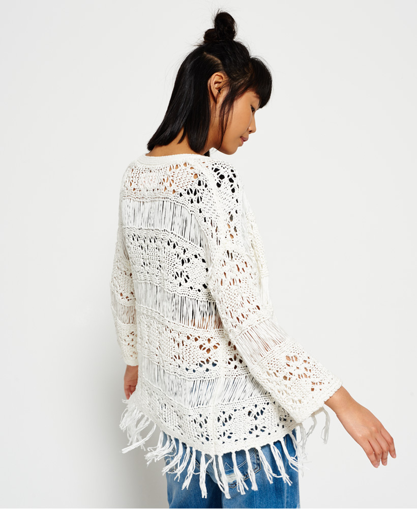 Superdry Womens Willow Crochet Kimono